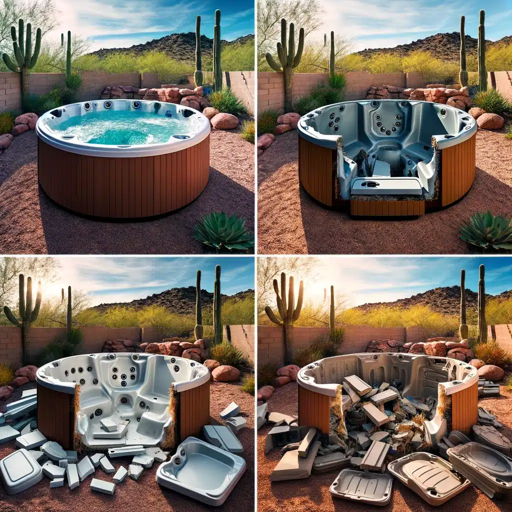 hot tub removal services arizona